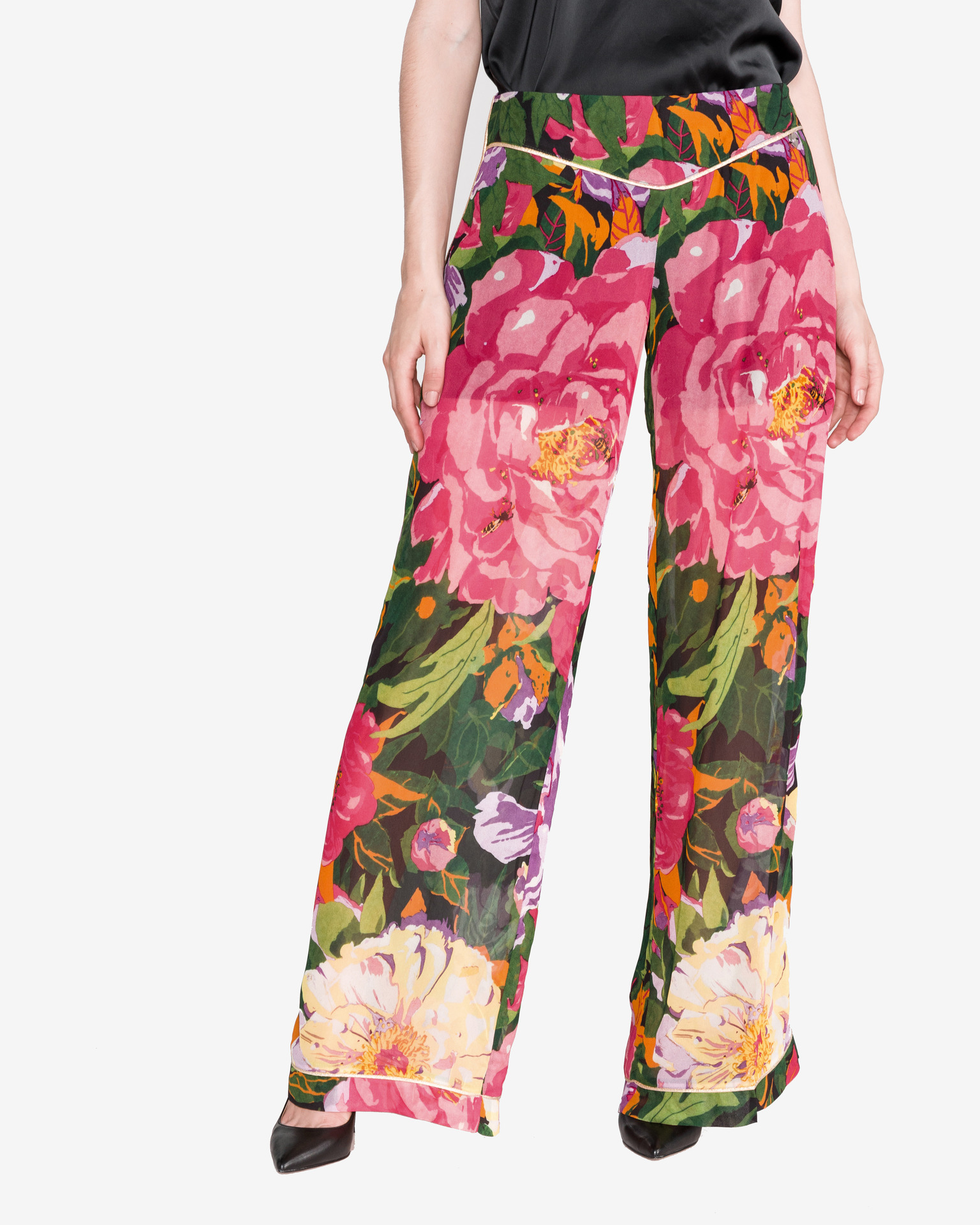 Kalhoty TWINSET | Růžová Vícebarevná | Dámské | XS