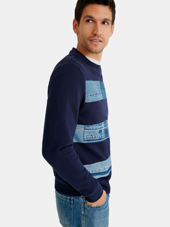 Desigual Fede Sweatshirt Blu