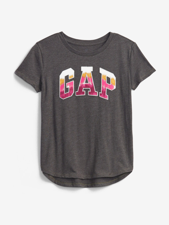 GAP Logo Koszulka dziecięce Szary