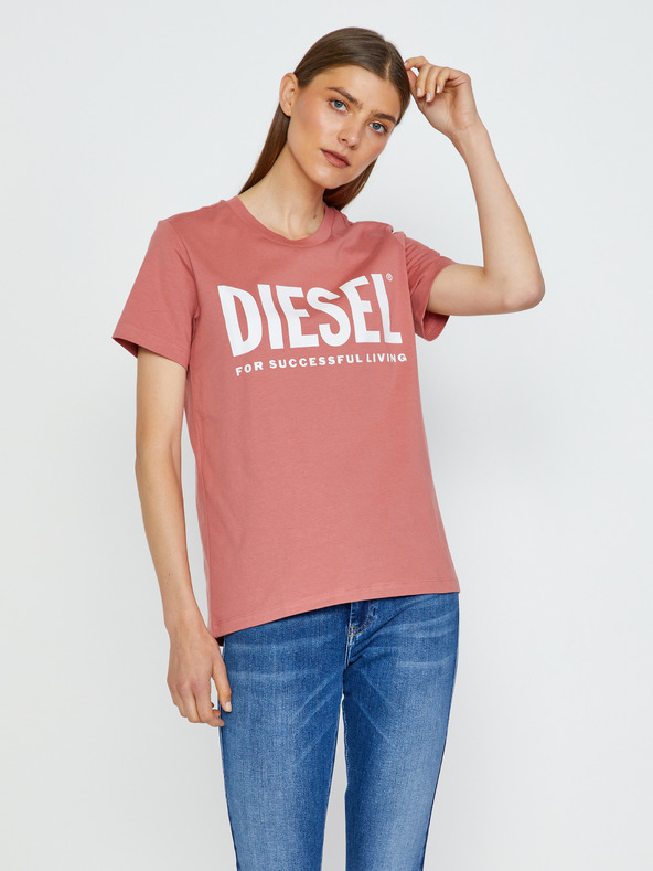 Diesel Sily-Ecologo T-shirt Rozov