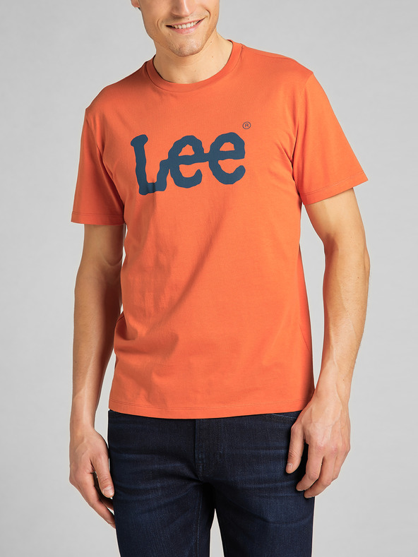 Lee Wobbly Koszulka Pomarańczowy