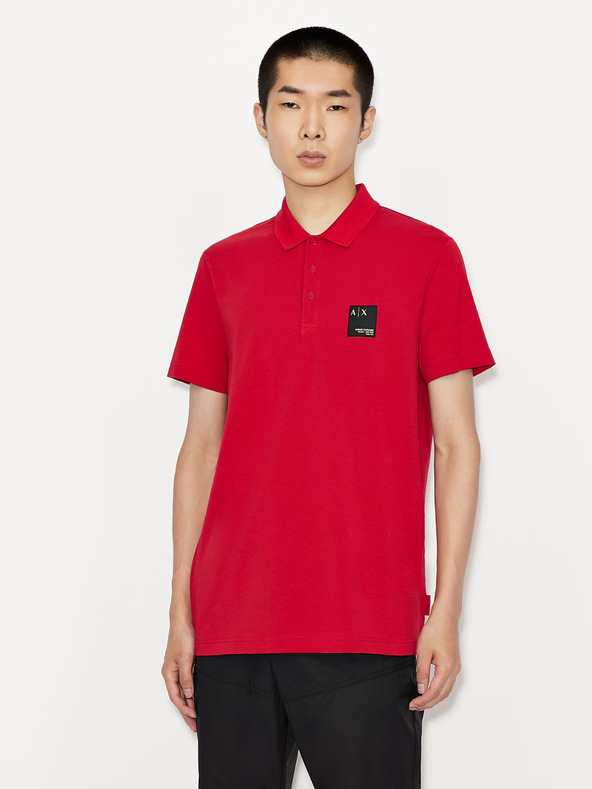 Armani Exchange Polo T-Shirt Rot