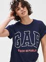 GAP Logo Czeach Republic easy short sleeve tee Triko