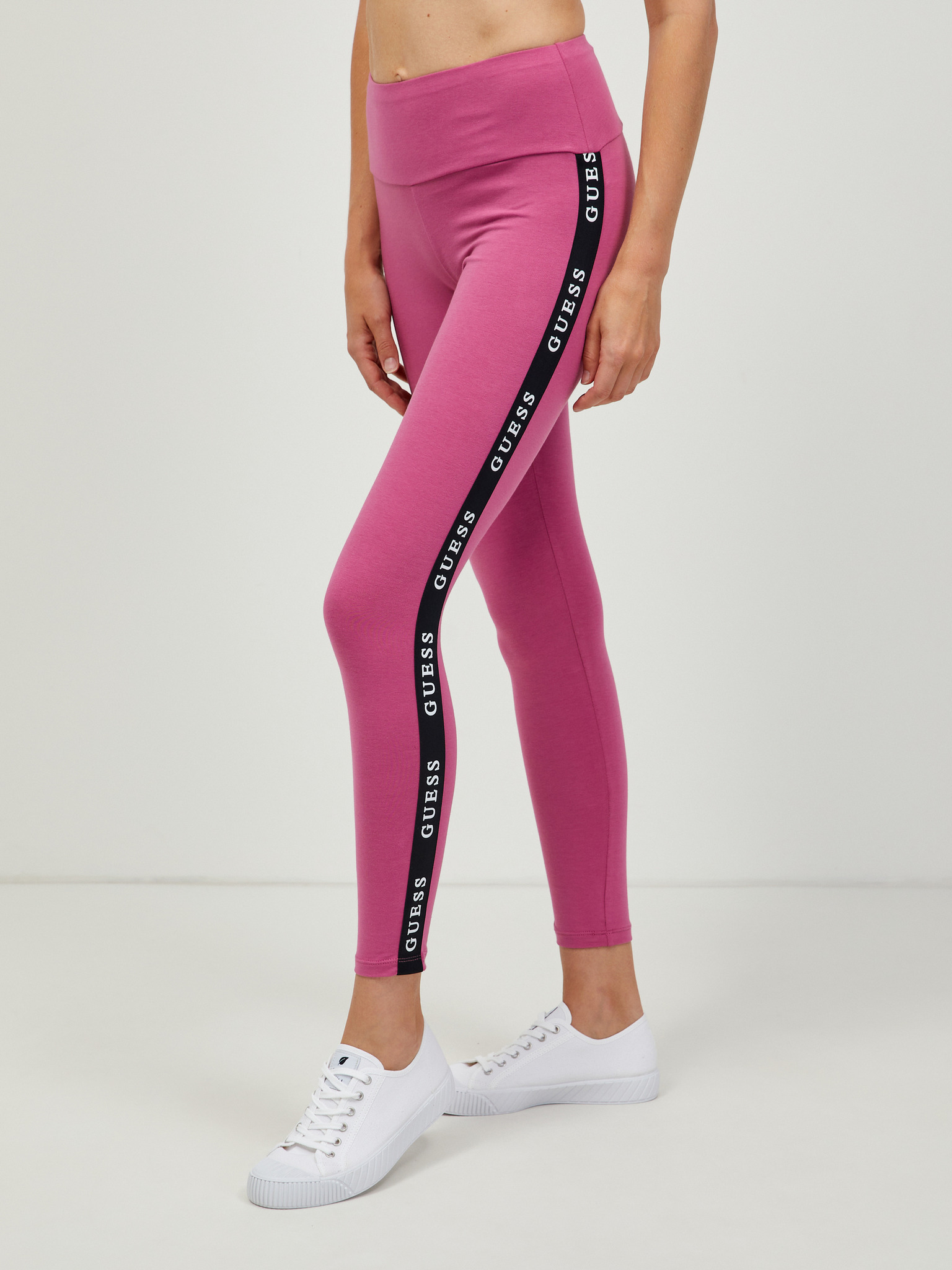 Guess ALINE LEGGINGS Pink - Free delivery