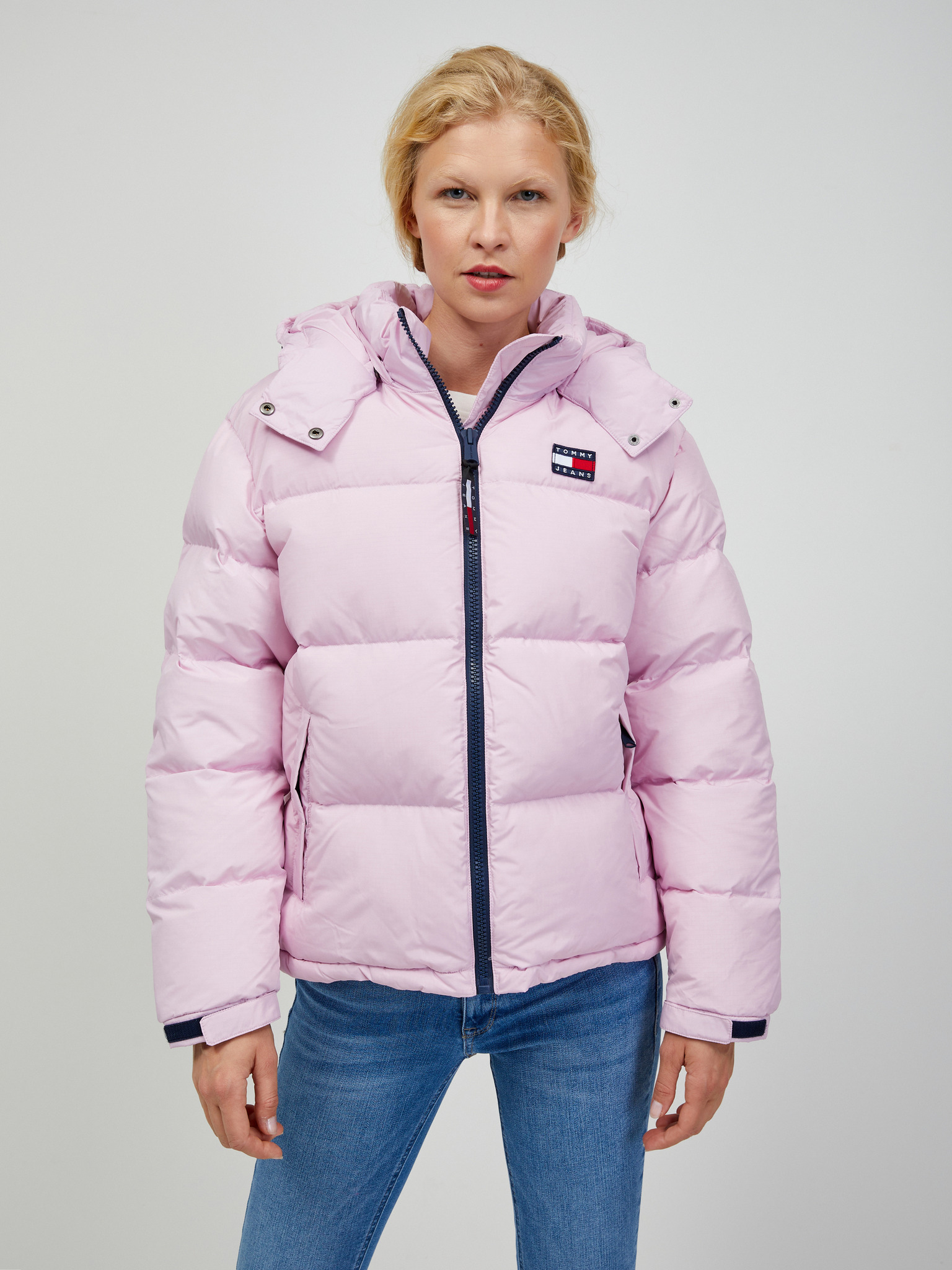 Fotografie Zimní bunda Tommy Jeans | Růžová | Dámské | M
