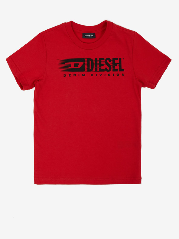 Diesel Koszulka dziecięce Czerwony