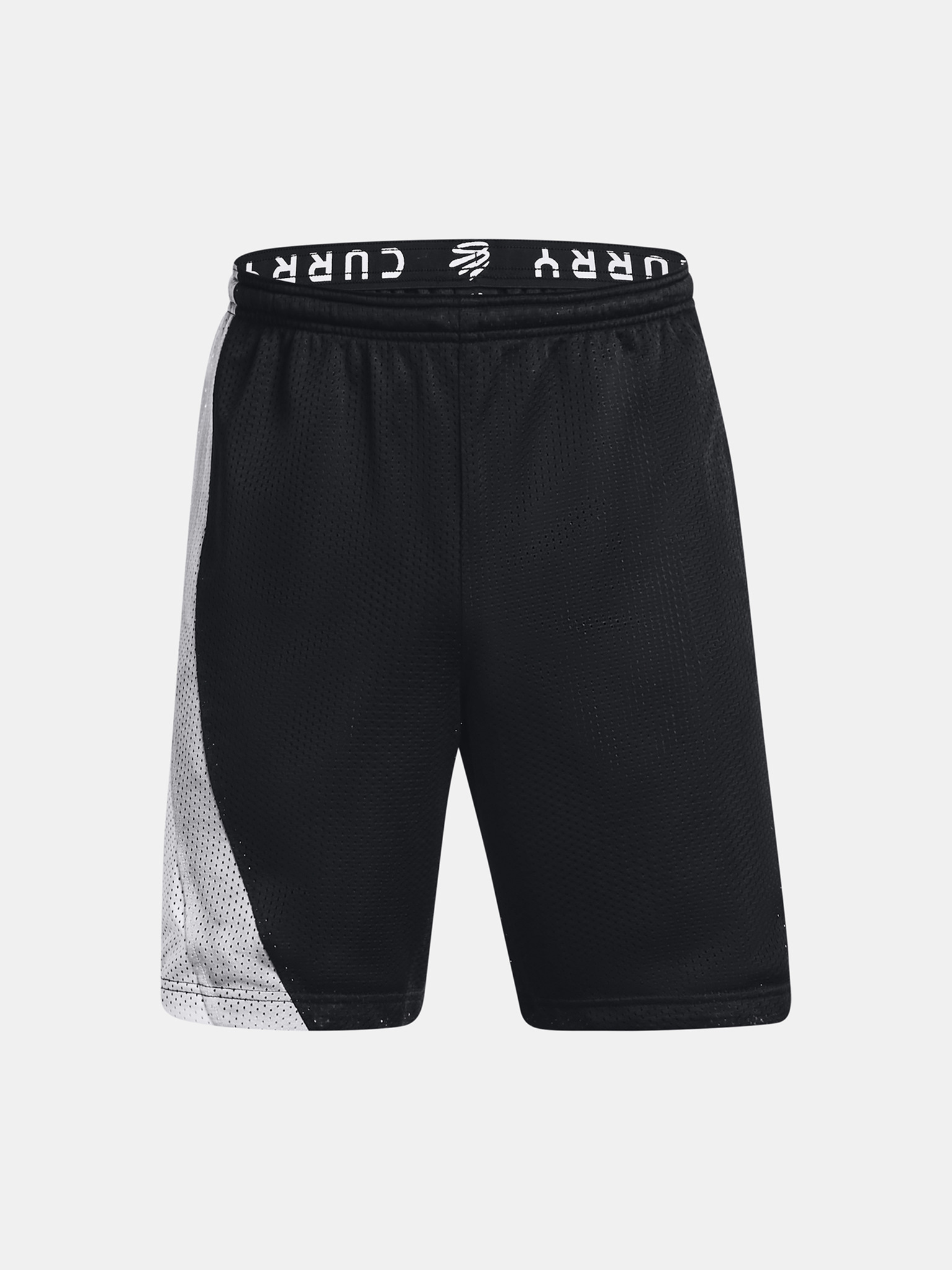 Under Armour Men's Curry Splash Shorts, Small, Black/Neo Turq