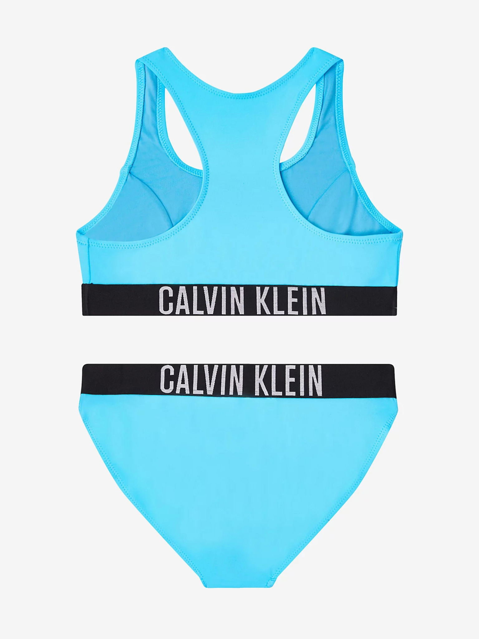 Calvin Klein logo bikini set in light blue