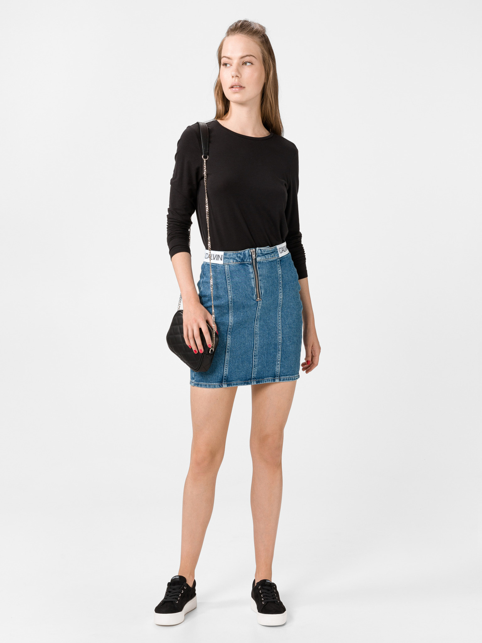 - Calvin Dart Skirt Jeans Klein