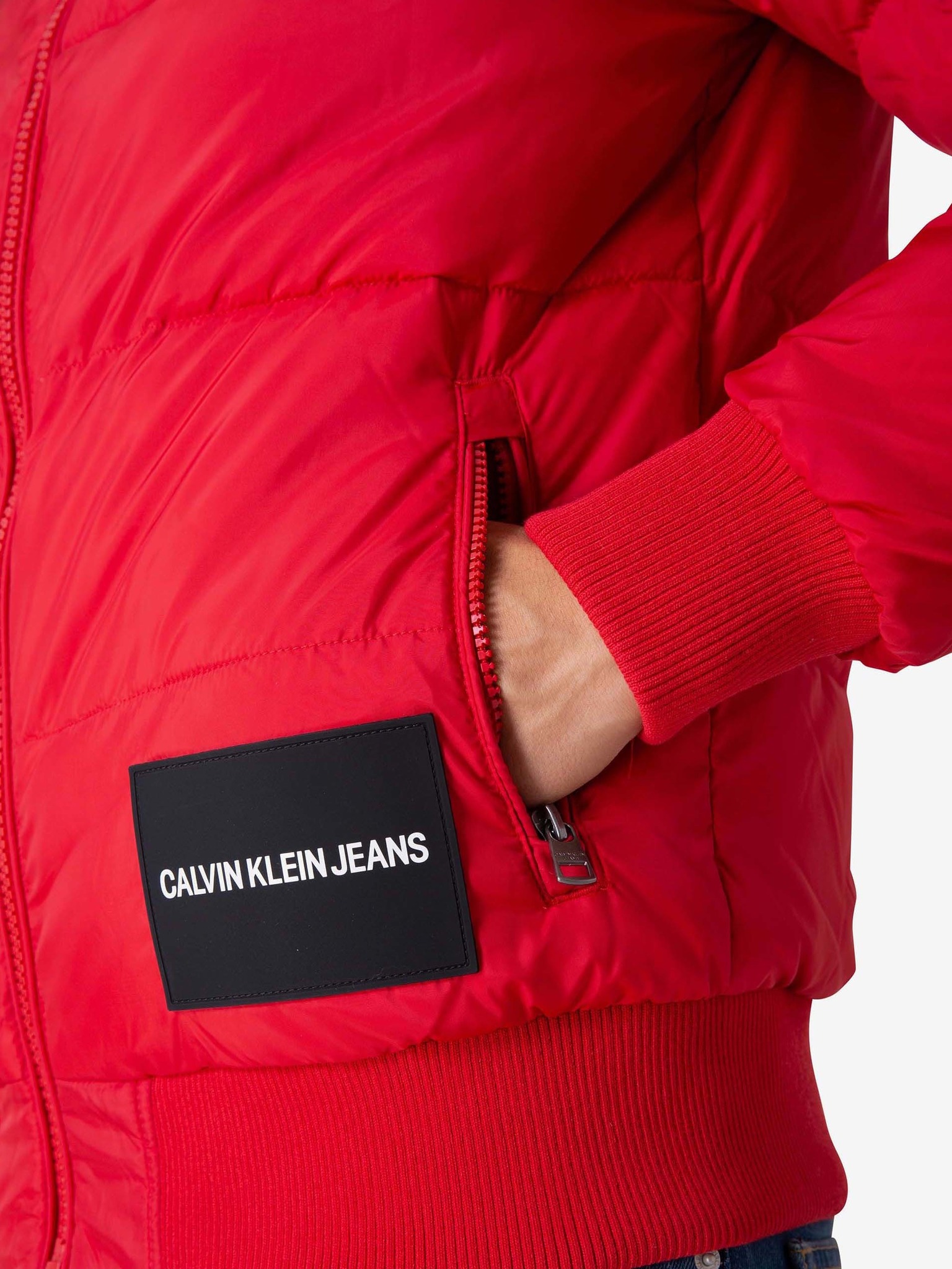 Calvin Klein  Jackets  Coats  8s Calvin Klein Red Acid Washed Denim Jean  Jacket Vintage  Poshmark