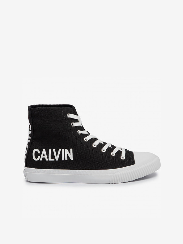 Levně Calvin Klein Jeans Iacopo Canvas Tenisky Černá