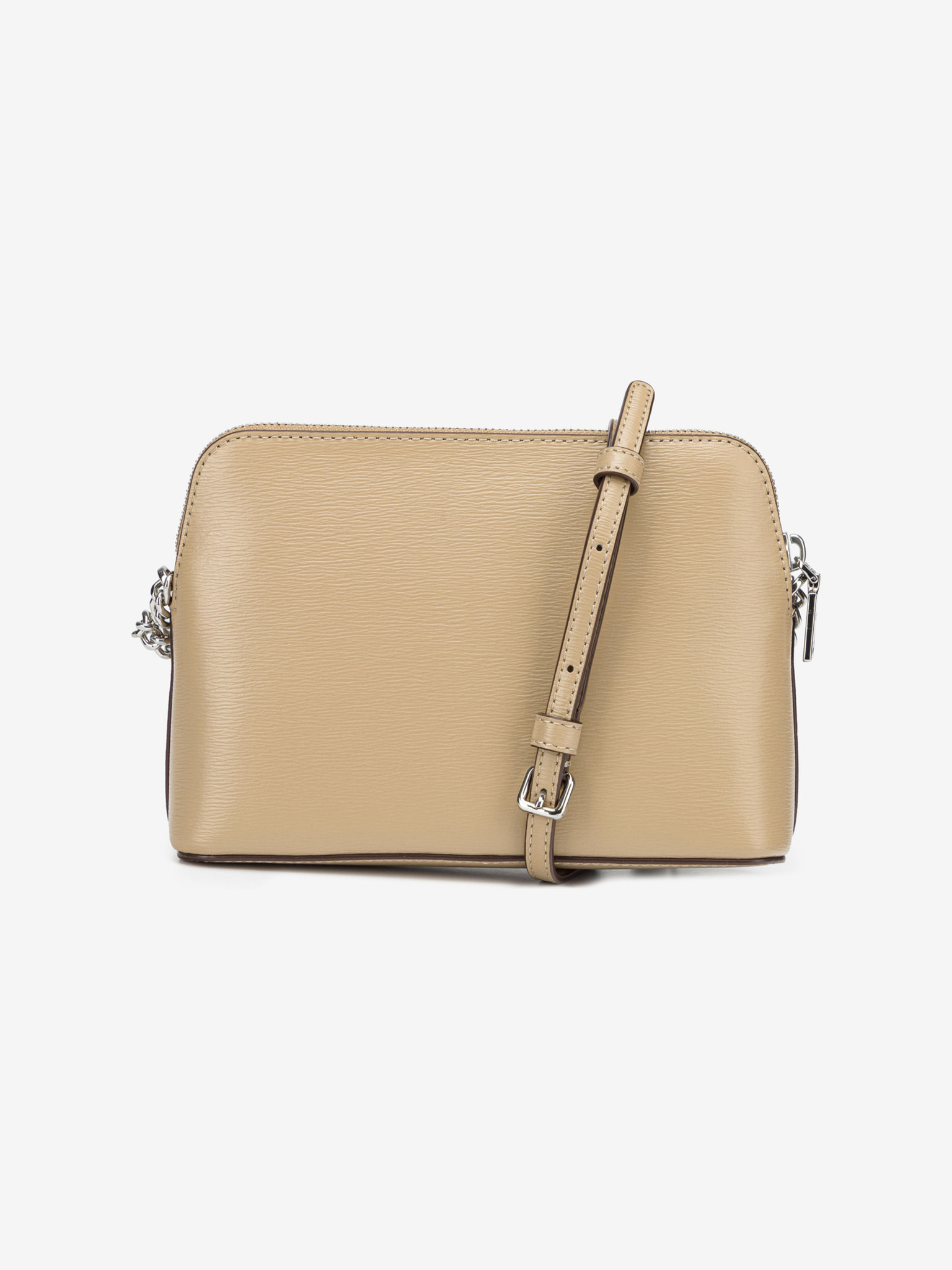 Leather crossbody bag Dkny Beige in Leather - 26924966