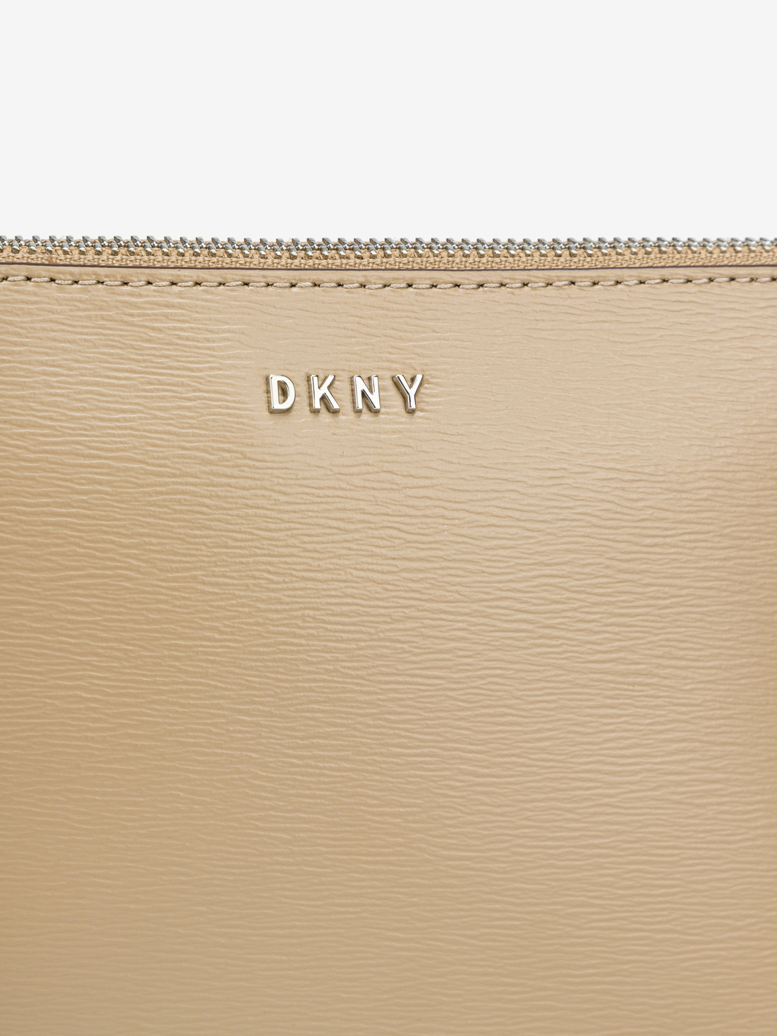 Leather crossbody bag Dkny Beige in Leather - 26924966