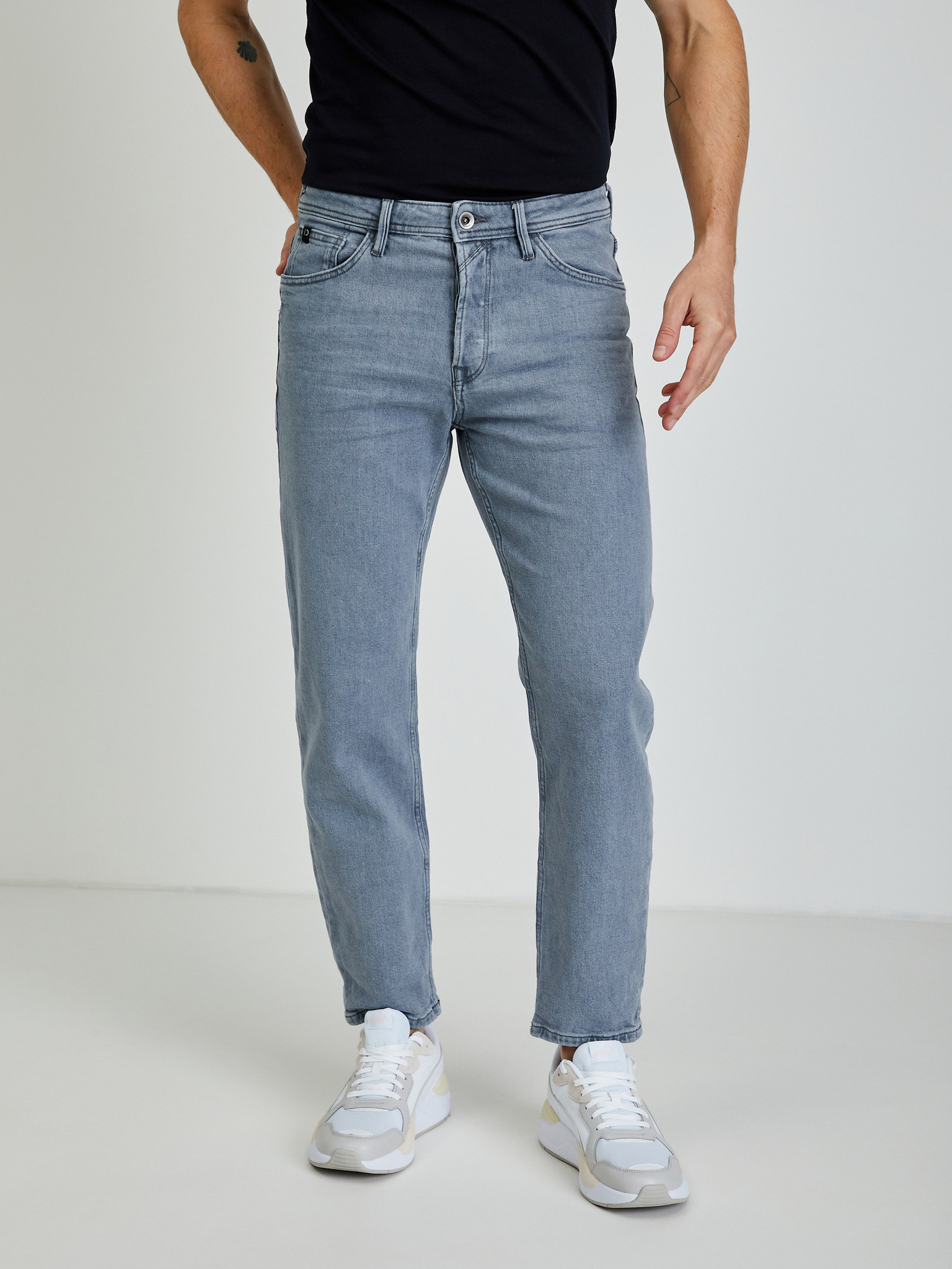 TOM TAILOR DENIM SKINNY CULVER - Slim fit jeans - dark stone blue denim/dark-blue  denim - Zalando.de