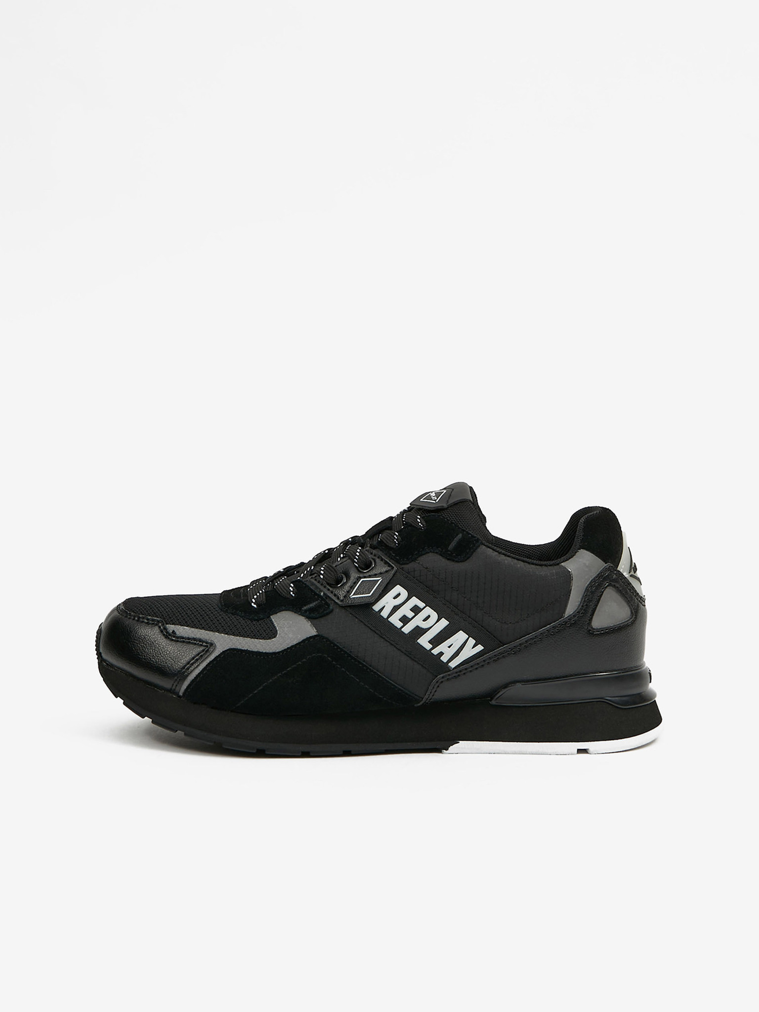 replay shoes black