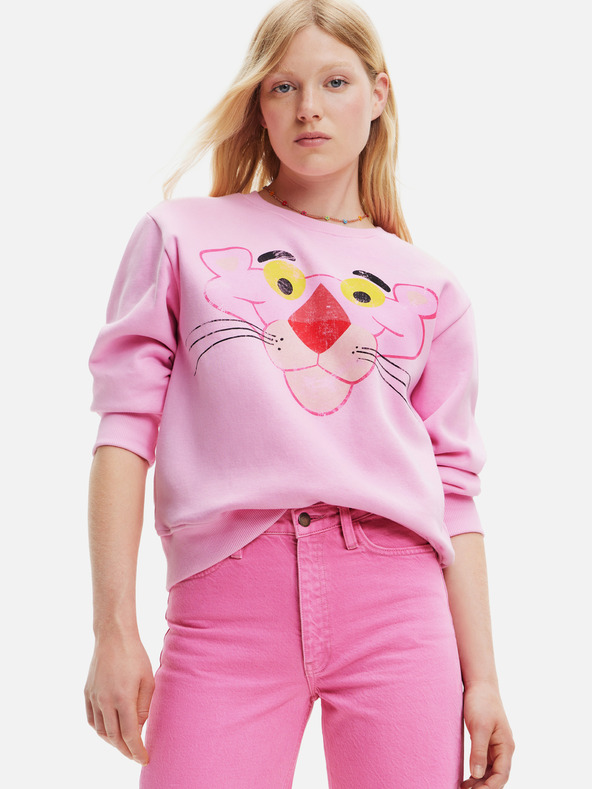 Desigual Pink Panther Sweatshirt Rozov
