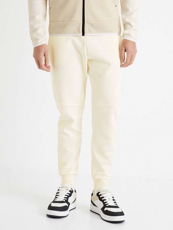 Celio Donewyoke Spodnie dresowe Biały