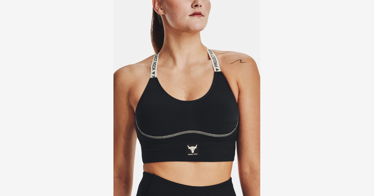 Under Armour - Project Rock Infty Mid Sport Bra