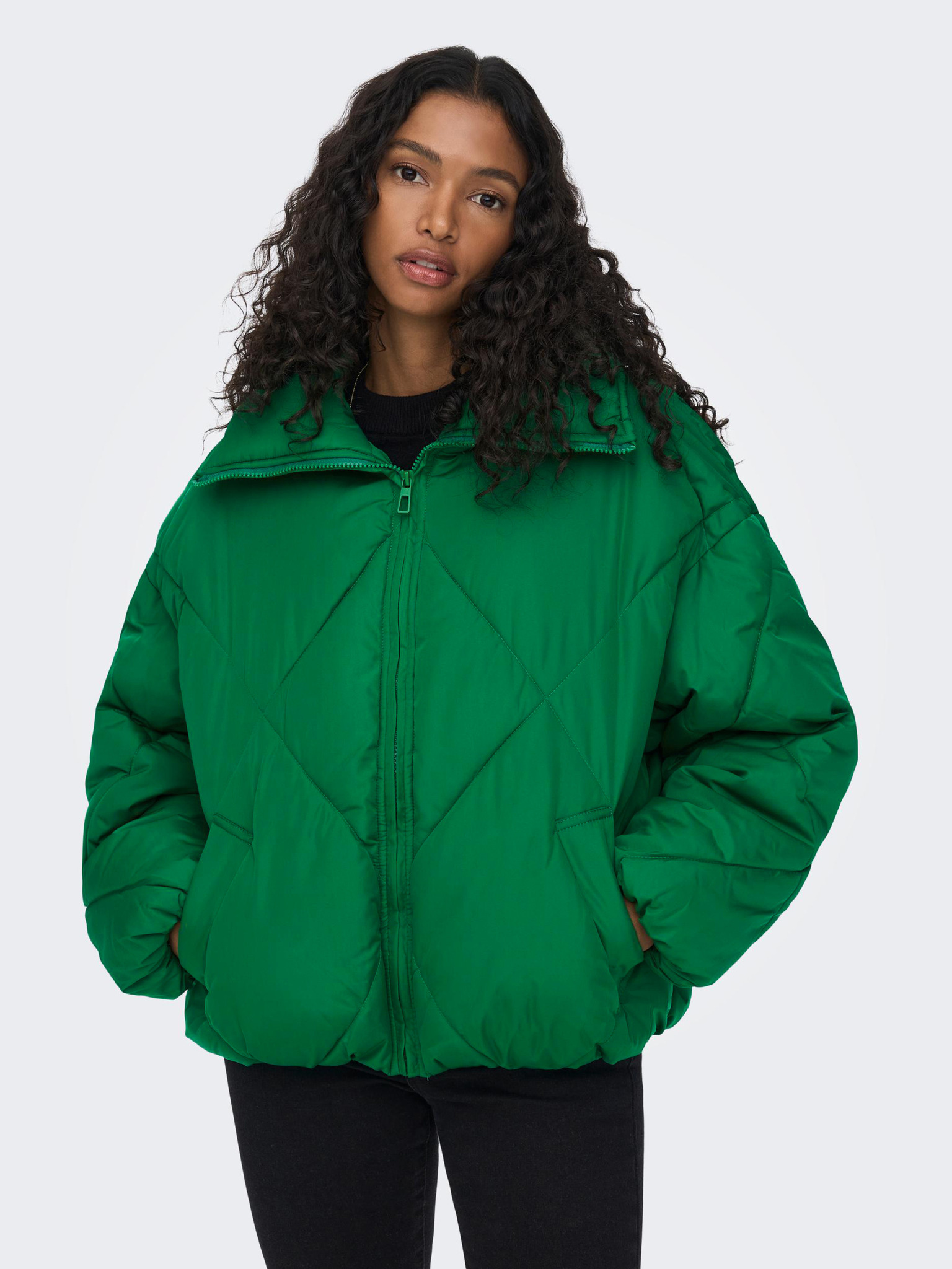 Tamara Zimní bunda ONLY | Zelená | Dámské | M