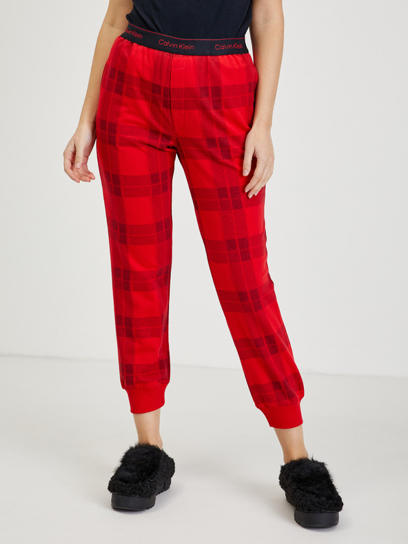 Calvin Klein Jeans Spodnie dresowe Czerwony