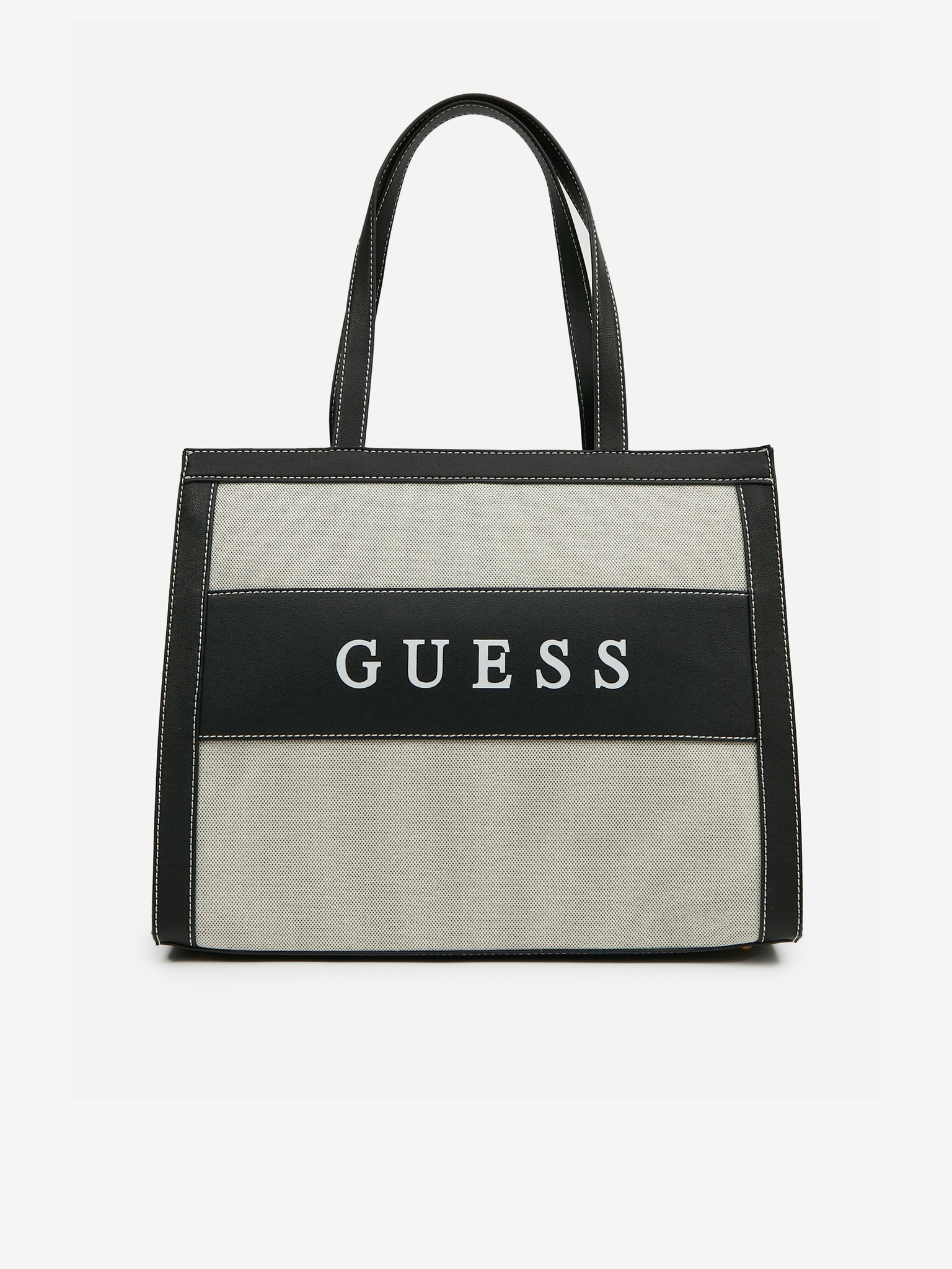 Guess Alexie Crossbody Flap Black Totes Bag - Guess - Torby
