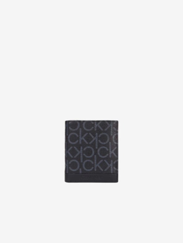 Levně Calvin Klein Trifold 6cc W/Coin Peněženka Černá