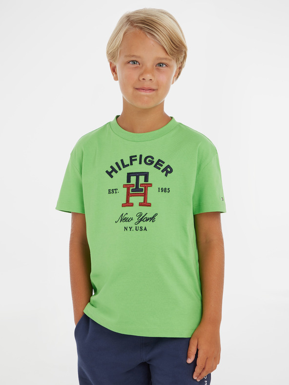 Tommy Hilfiger Koszulka dziecięce Zielony