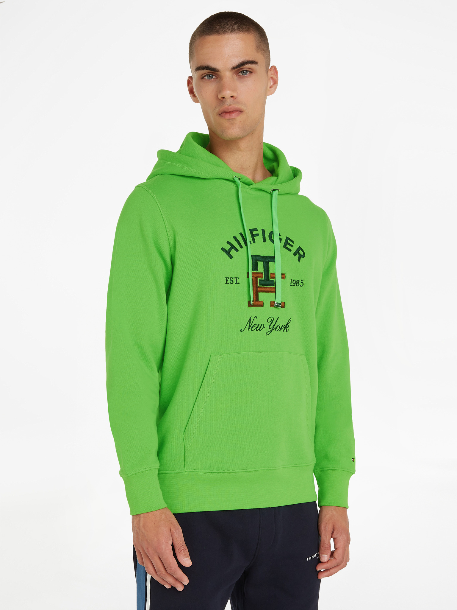 Tommy Hilfiger - Curved Monogram Hoody Sweatshirt | Sweatshirts