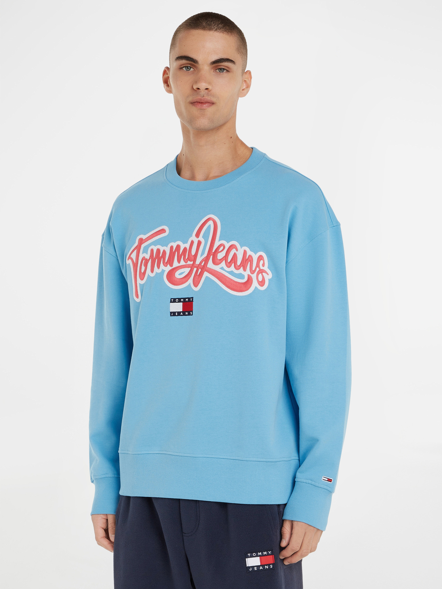 College Pop Text Crew Mikina Tommy Jeans