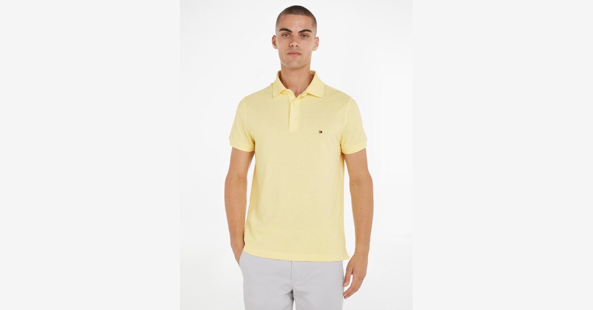 Tommy hilfiger polo store shirt yellow