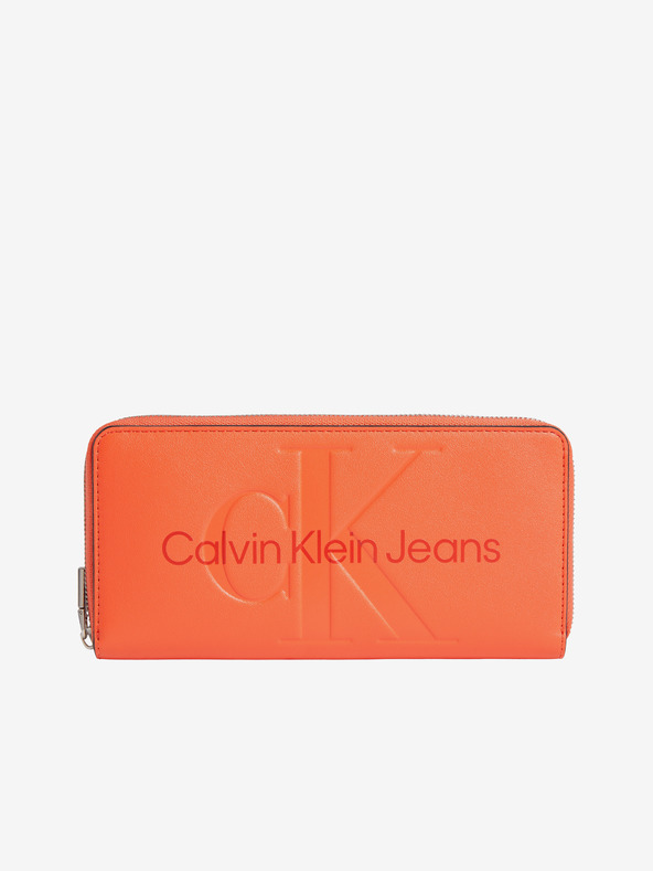 Levně Calvin Klein Jeans Peněženka Oranžová