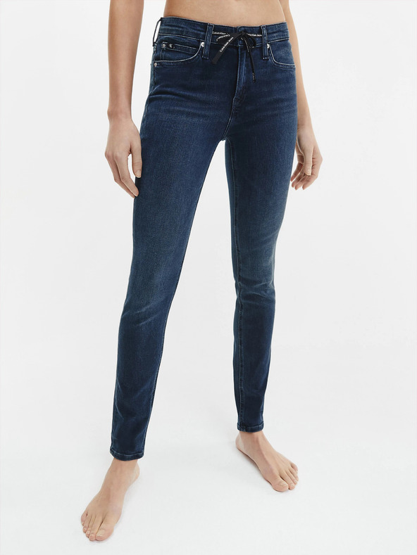 Levně Calvin Klein Jeans Jeans Modrá