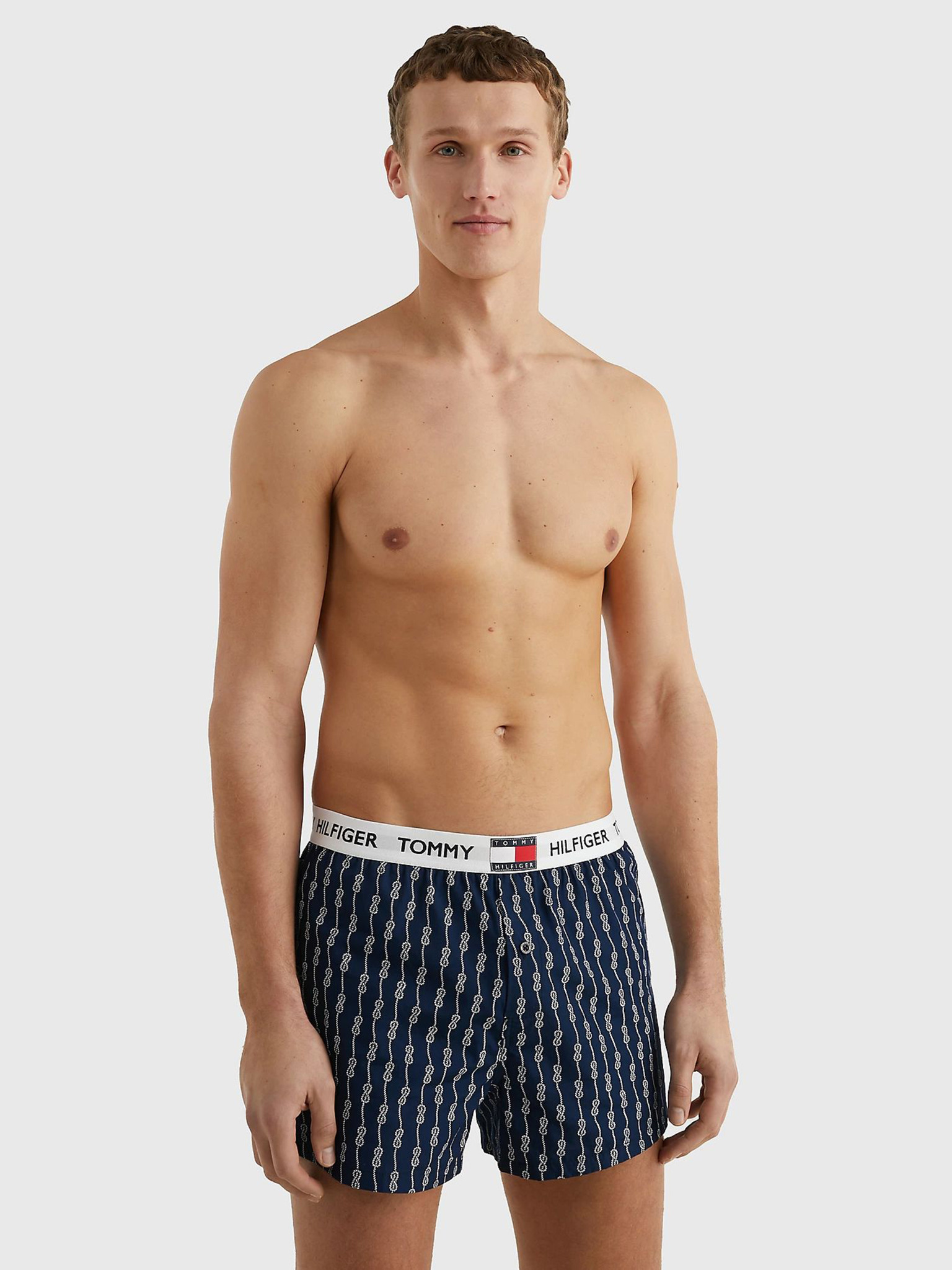 Tommy 85 Woven Boxer Print Boxerky Tommy Hilfiger