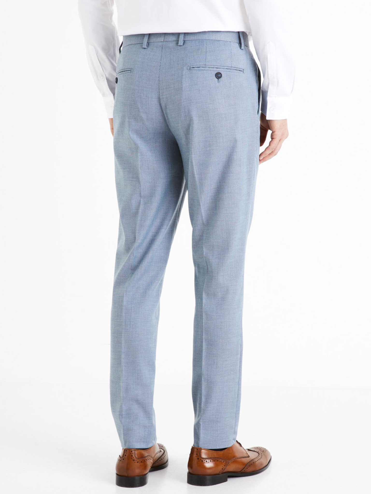 Carmel Light Blue Vegan Pants - Hangrr