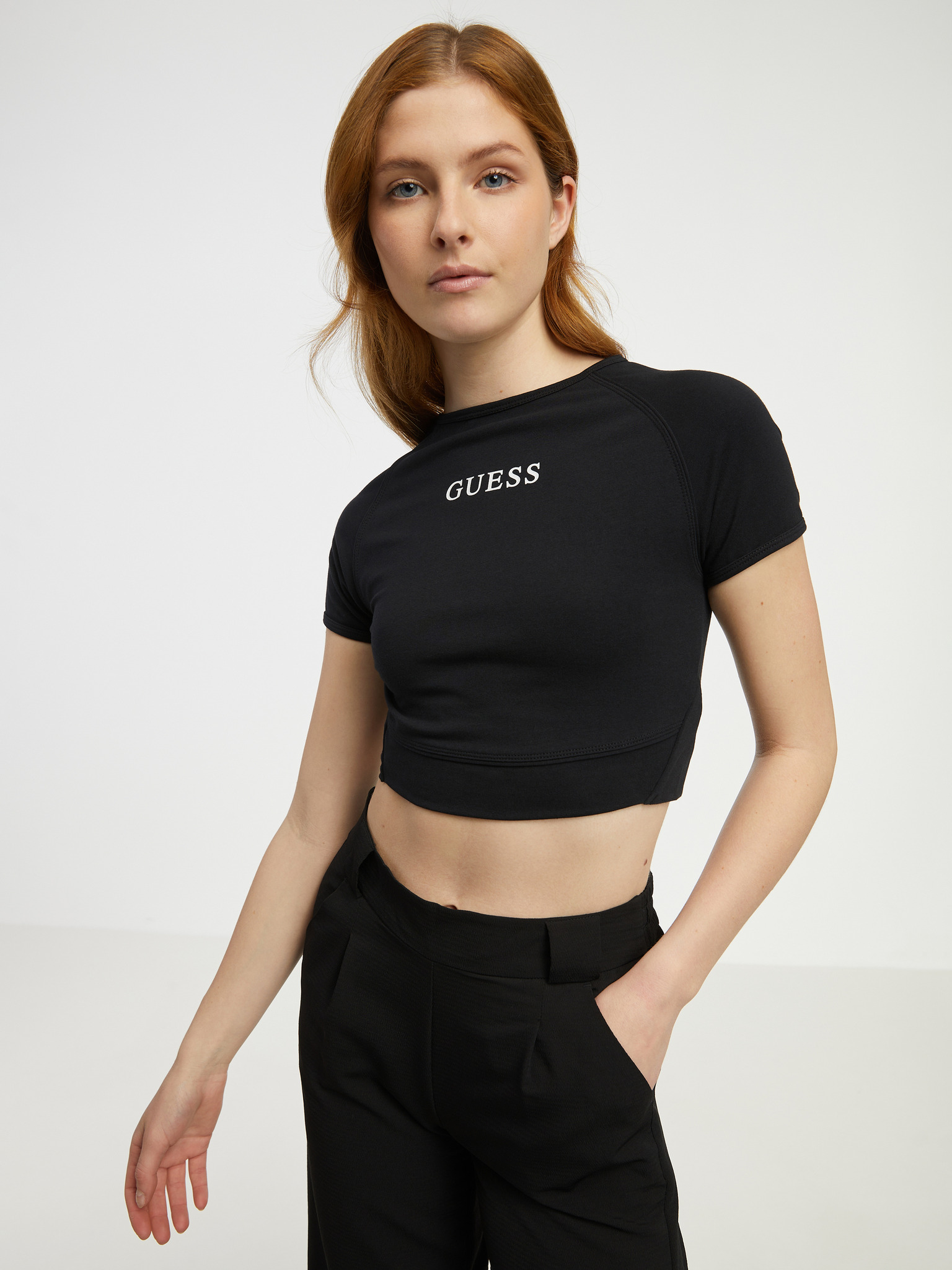 Guess ALINE TOP Black - Fast delivery