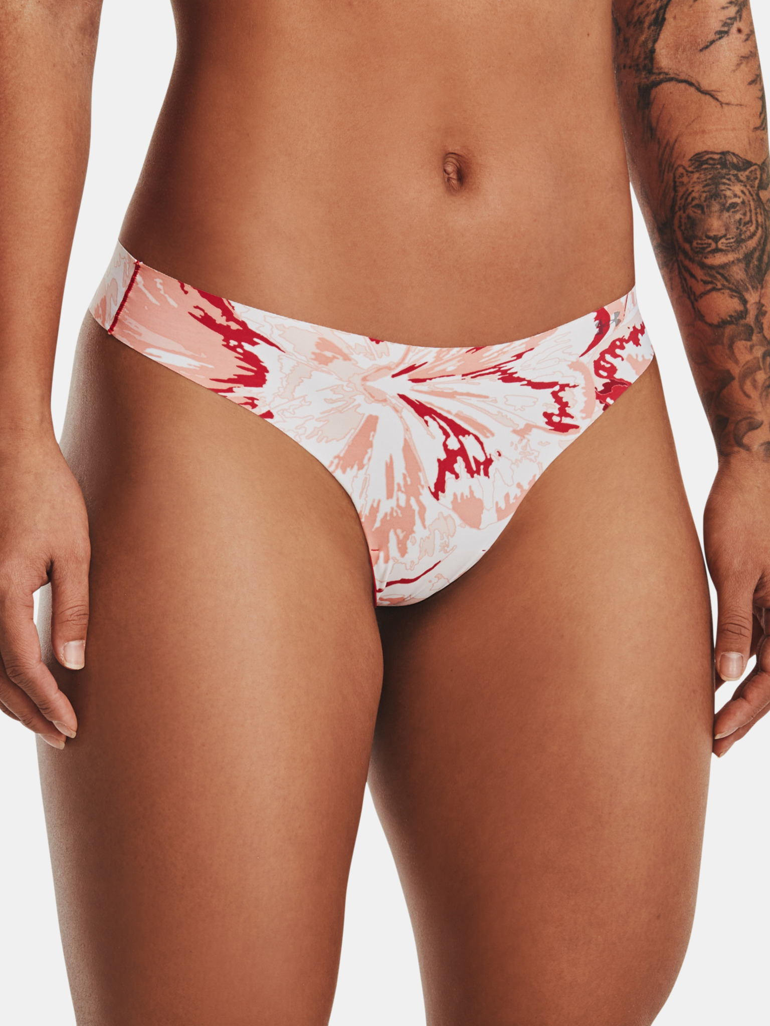 Womens panties Under Armour PS THONG 3PACK PRINT W pink