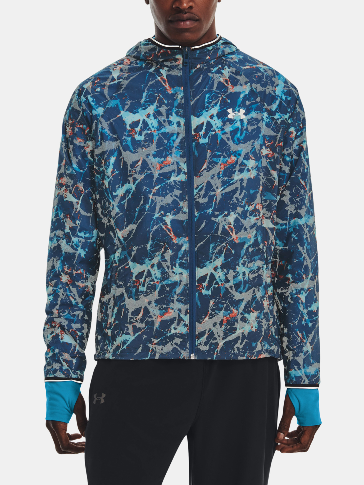 Hooded jacket Under Armour UA OutRun the STORM Jacket-BLU