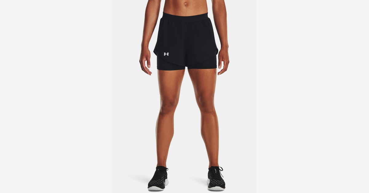 Under Armour - UA Fly By Elite 2-in-1 Short-BLK Shorts