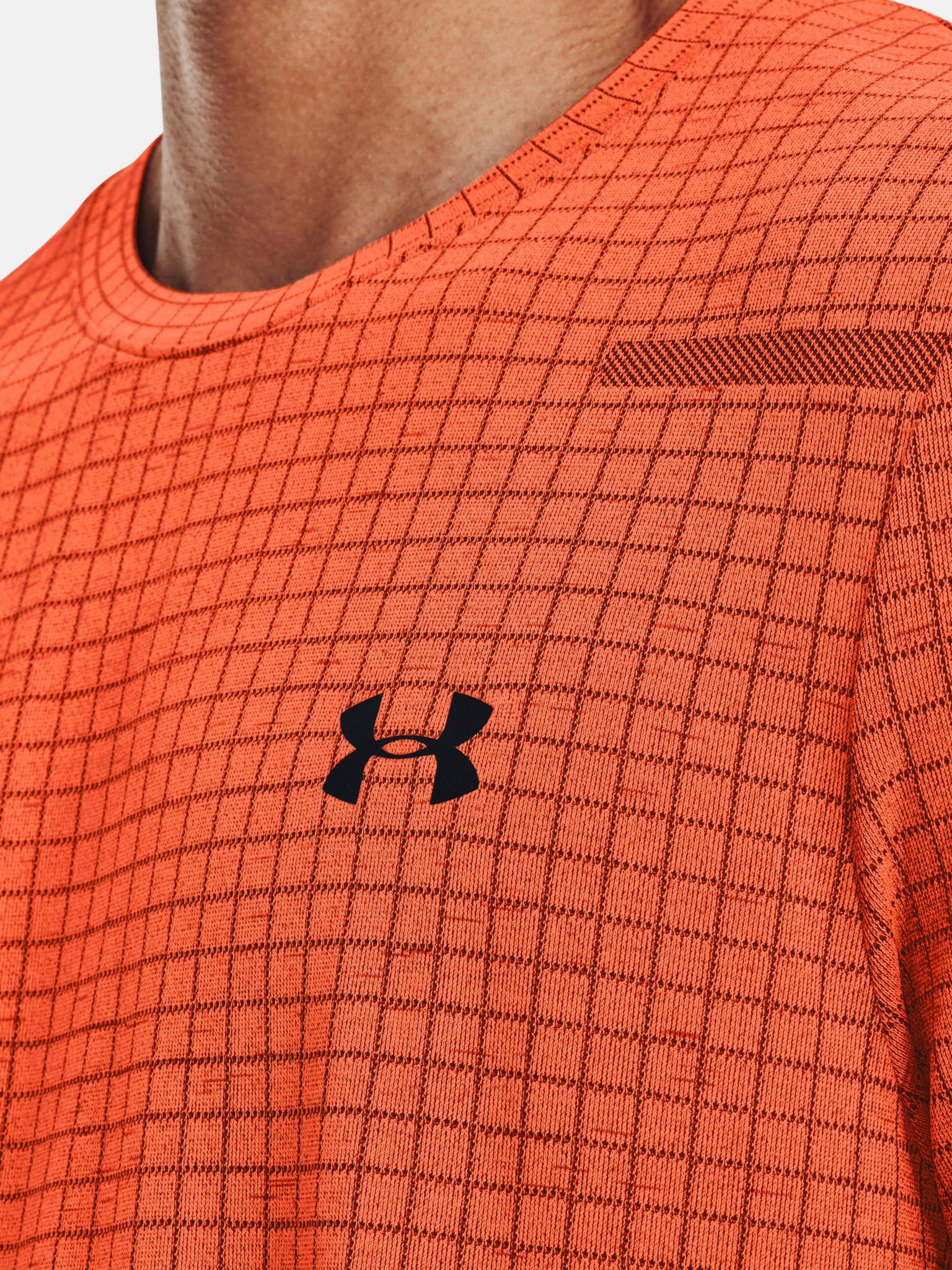 Men's UA Seamless Grid Short Sleeve
