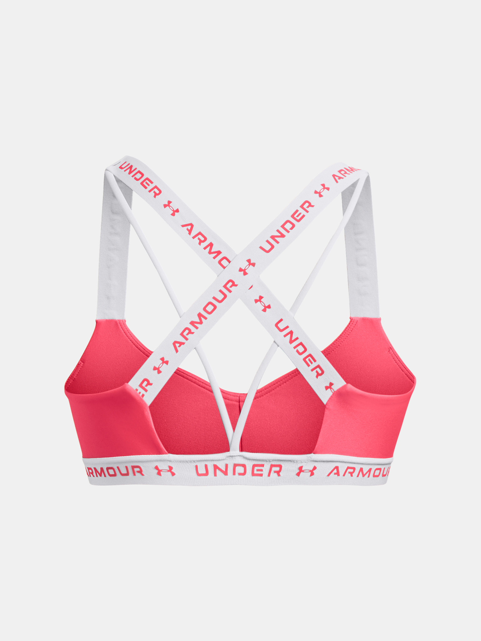 Under Armour Women's Armour Breathe Sports Bra, Harmony Red/Pink, XS