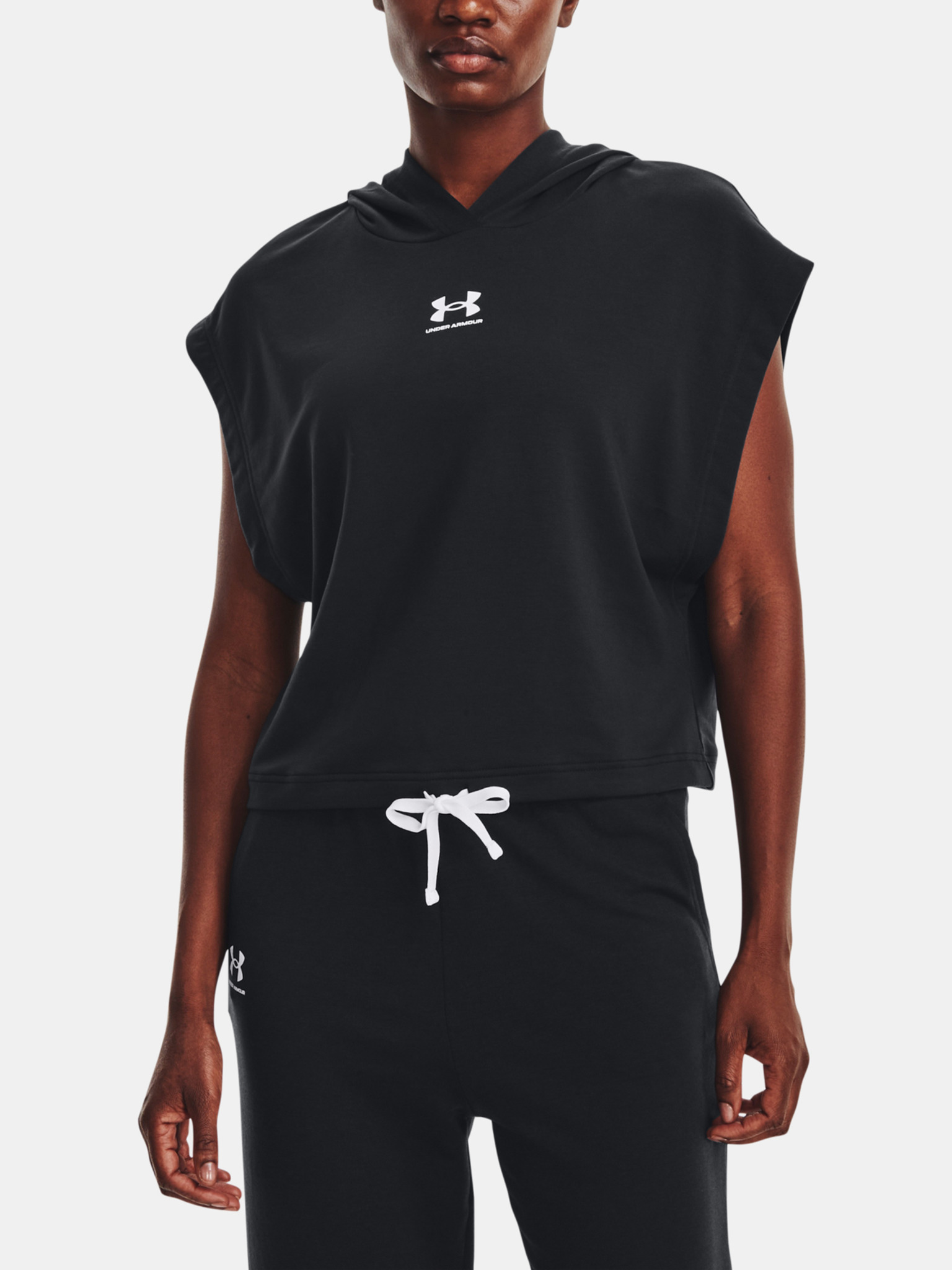 UA Rival Terry SS Hoodie Mikina Under Armour