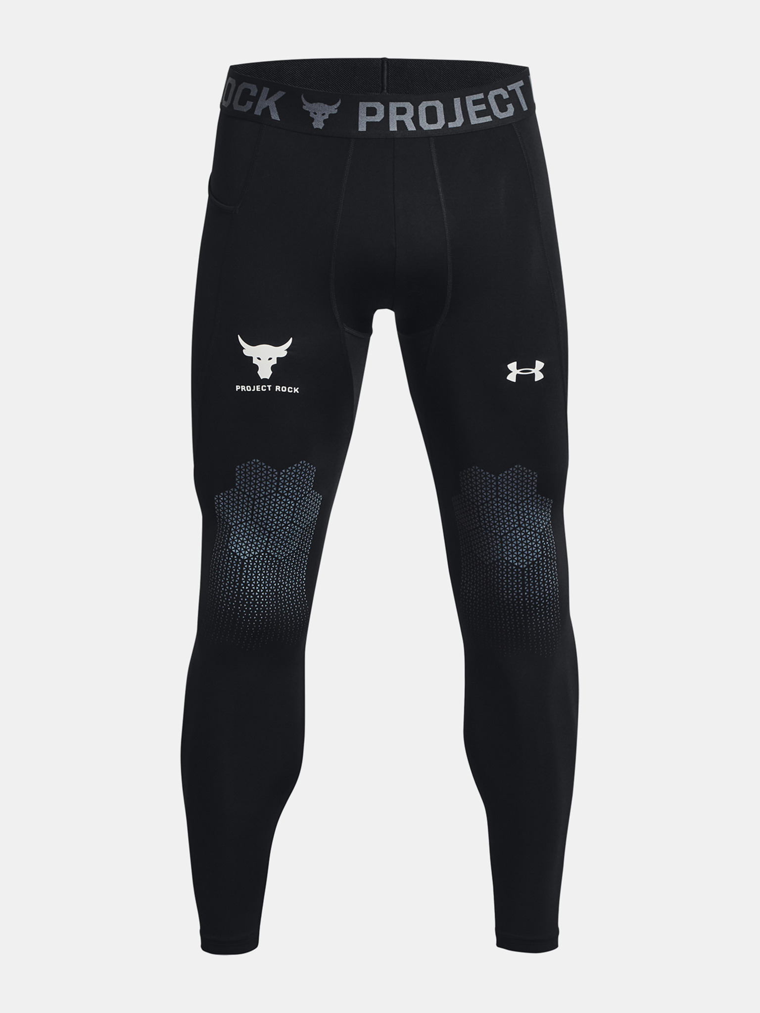 Pants and jeans Under Armour Project Rock 7/8 Leggings P Black