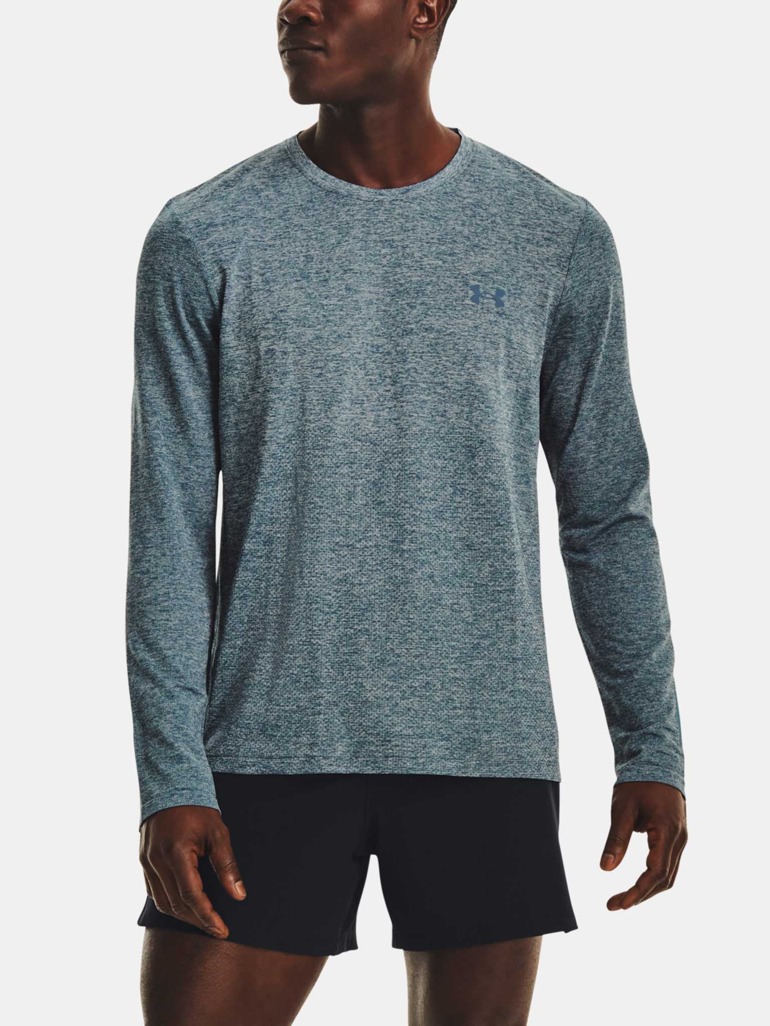 Men's Long Sleeve Seamless Sweater - All in Motion Black M