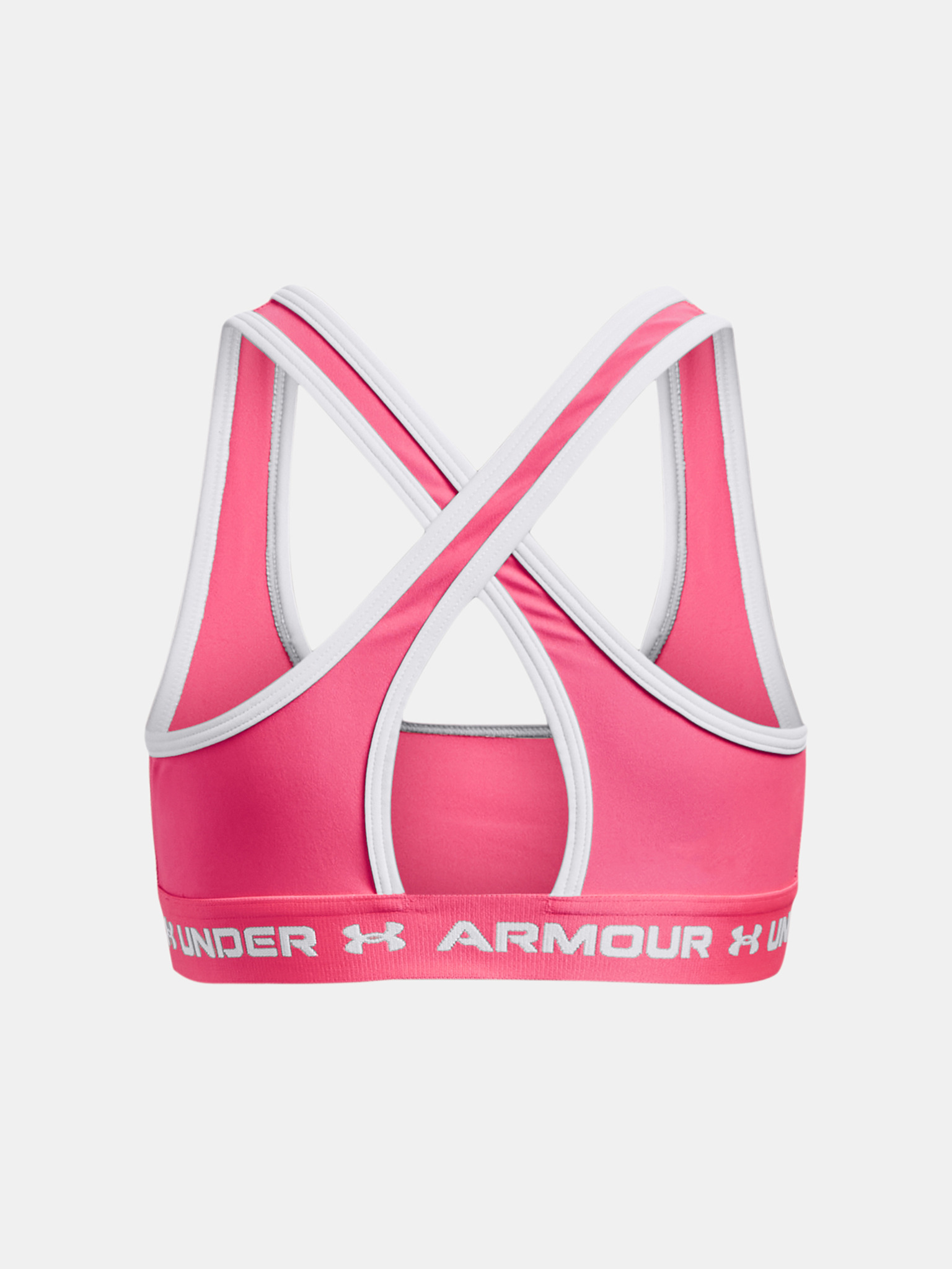 Under Armour Crossback Low Sports Bra (Light Pink)