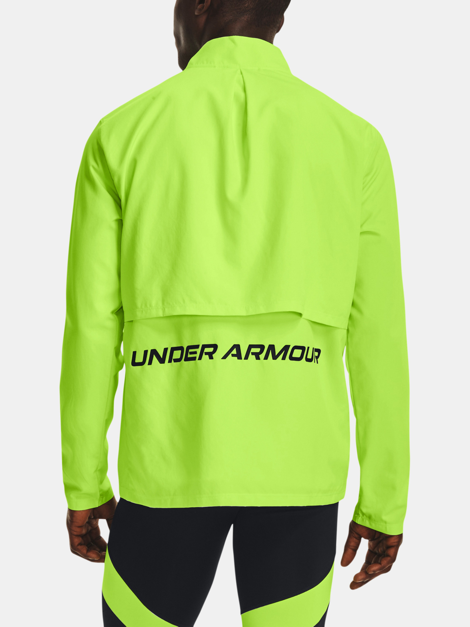 Under Armour - UA Stretch Woven Windbreaker-BLK Jacket