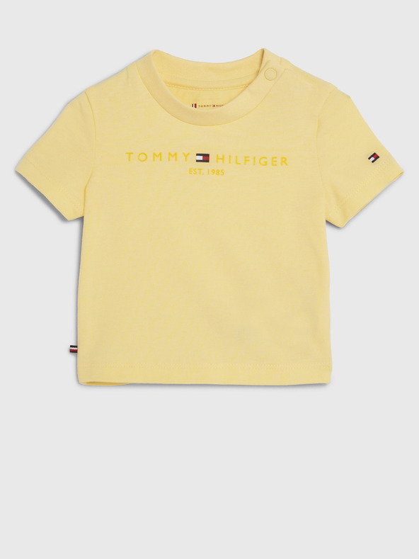 Tommy Hilfiger Baby Essential Koszulka dziecięce Żółty