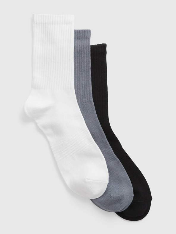 Levně GAP Ponožky 3 páry Bílá