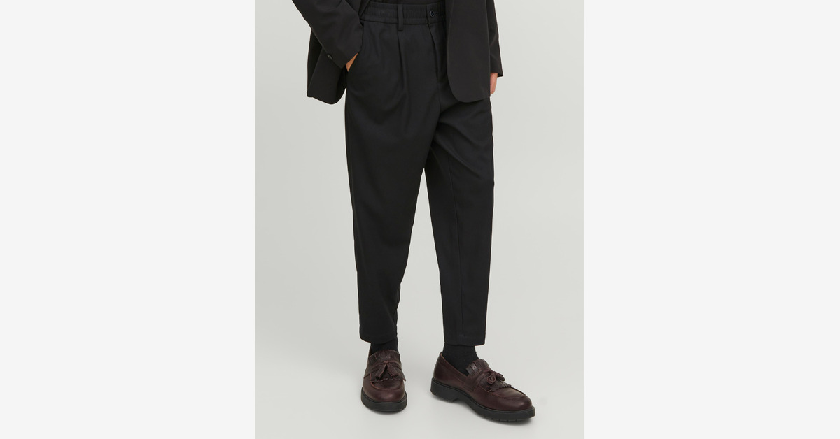 THE DECONSTRUCTED TROUSERS - BLACK - COS