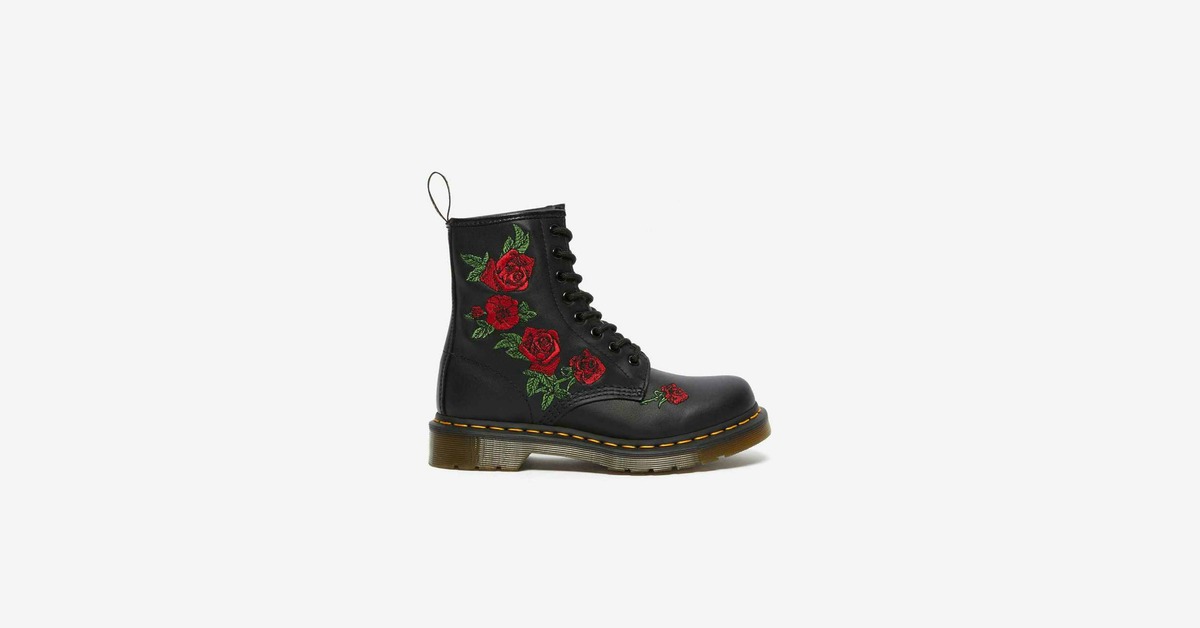 Dr. Martens 1460 Vonda Floral Leather Bokacip ZOOT