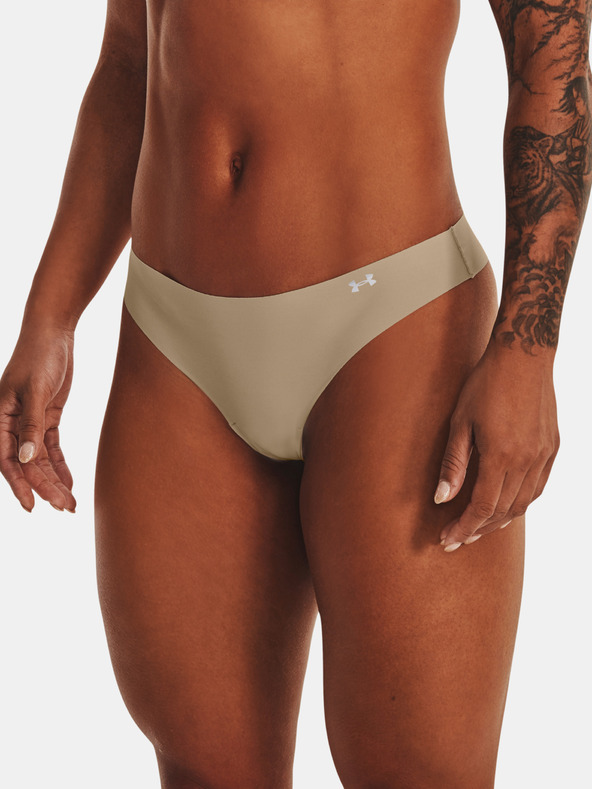 Under Armour PS Thong 3-pack Spodenki Beżowy